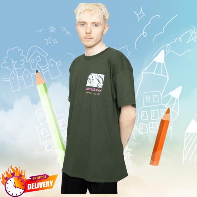 Official Silent Planet Merch Silent Planet Girl Forest Green T-Shirts