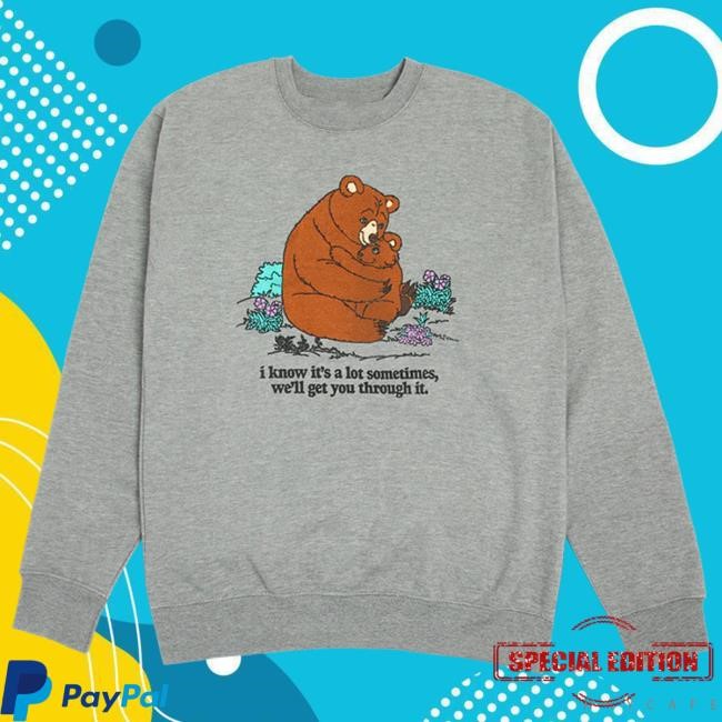 Official Jeremy Zucker Merch Store Bear Crewneck Sweatshirt - Jeremy Zucker