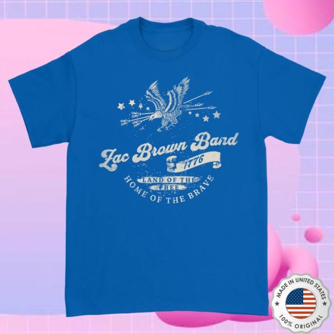 Official Zac Brown Band Merch Home Of The Brave T Shirt