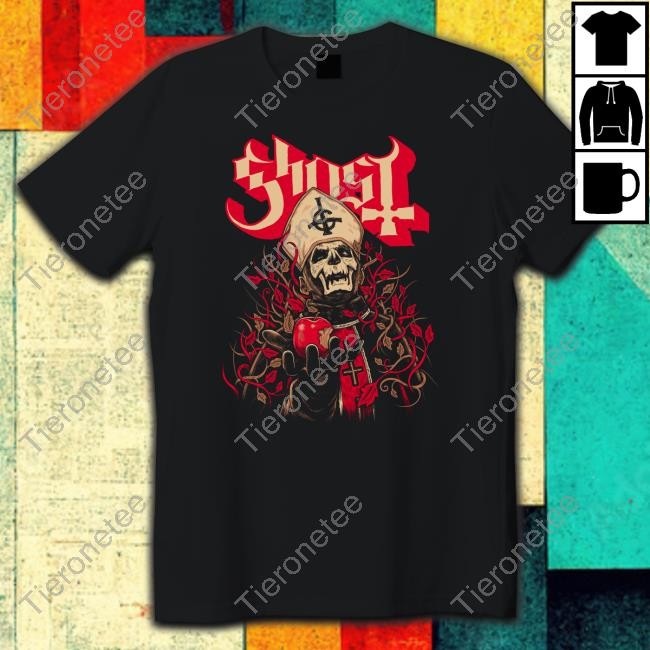 Papa Emeritus IV Ghost Official Store Merch Mattias Papa 1 Genesis T Shirt