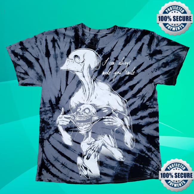 Official Any Means Necessary Clothing Tie Dye I Can Always Make You Smile Smiles Shirts Sinister Tie-Dye
