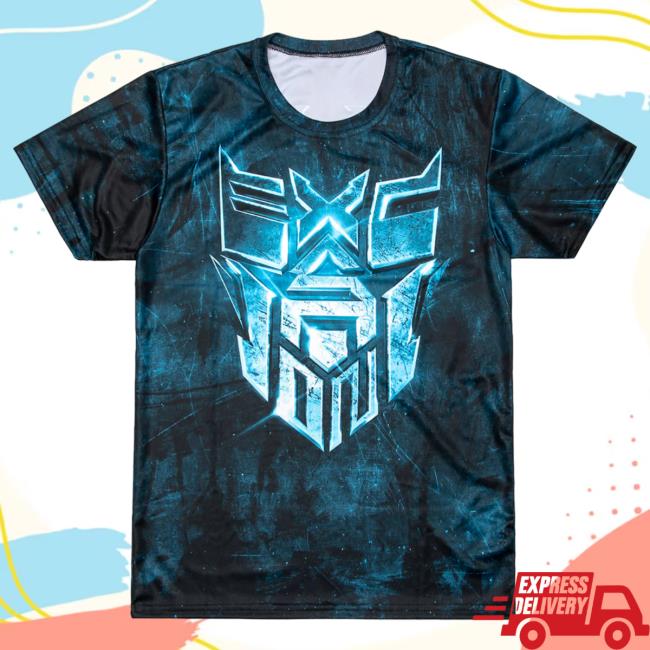 Official Excision Merch Decepticon Unisex Popover Shirt (Sapphire)