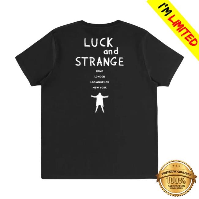 David Gilmour Luck and Strange Double Sided Tour New T-Shirt