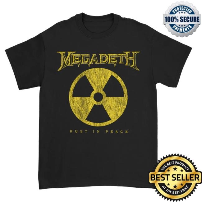 Megadeth Rust In Peace Nuclear New T-Shirt Megadeth Merch
