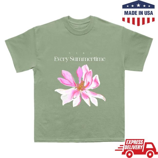 Green Every Summertime Short Sleeve Shirt Official Niki Merchandise