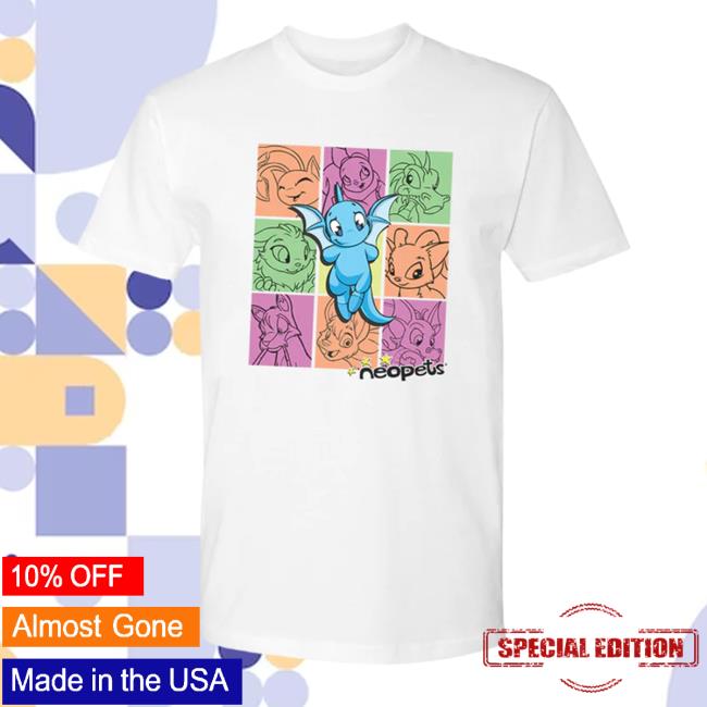 Neopets Merch Neopets Shoyru Grid Hoodie