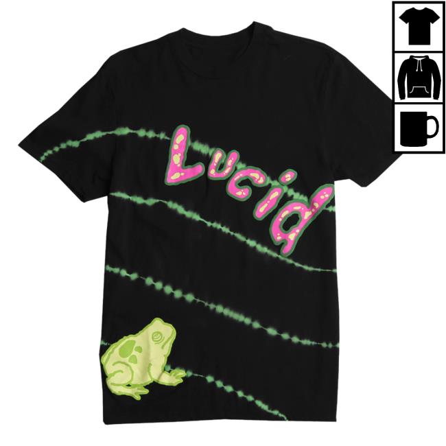 Official Altru Apparel Clothing Lucid Dream Puffy Ink Wave Ripple Tie Dye Tee Shirt