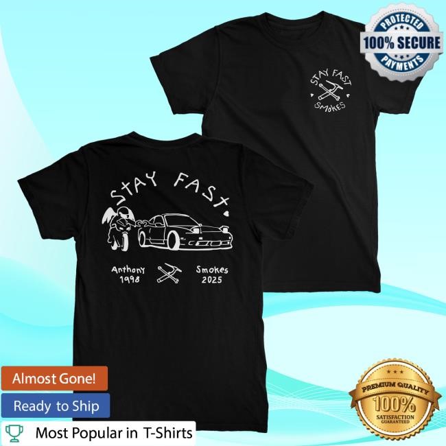 Official PrizzaMike Merch StayFastSmokes Hot Shirt Black/White