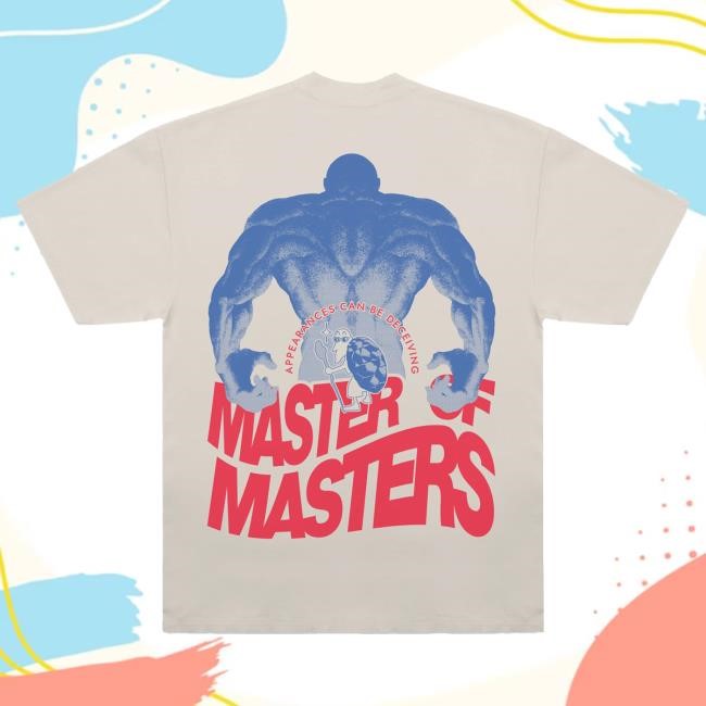 Official Allegory Clothing Masters Of Masters Heavyweight Pull Over Hoodie / Sand / Blue / Red Allegory House Merch