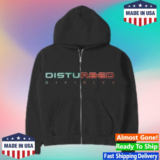 Official Disturbed Divisive Zip Up Sweater