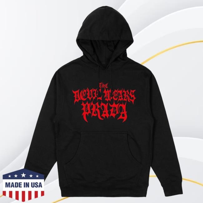 The Devil Wears Prada Merch Horned Skull Hood