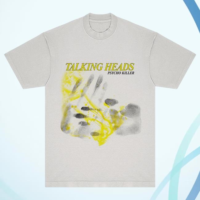 Official Talking Heads Merch Store Psycho Killer Shirt 2024 Talking Heads