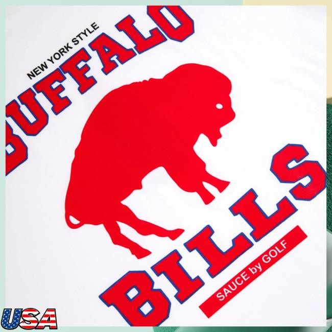 Official Golf Wang Merch Bills Sauce T Shirt by Golf Wang x NFL