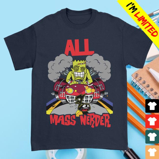 Official Kings Road Merch Store All Mass Nerder Popover Shirt (Navy) Kings Road Shop