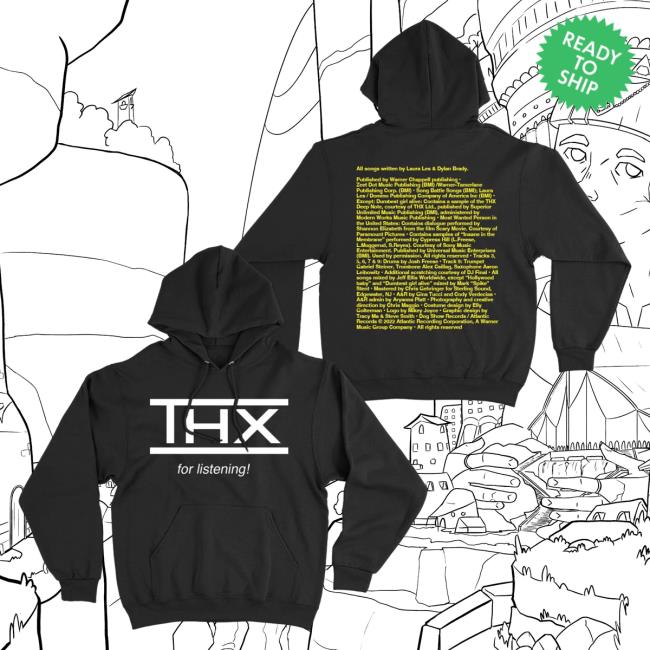 Official Atlantic Records Merch 100 Gecs Thx For Listening Attractive Hoodie 100Gecs