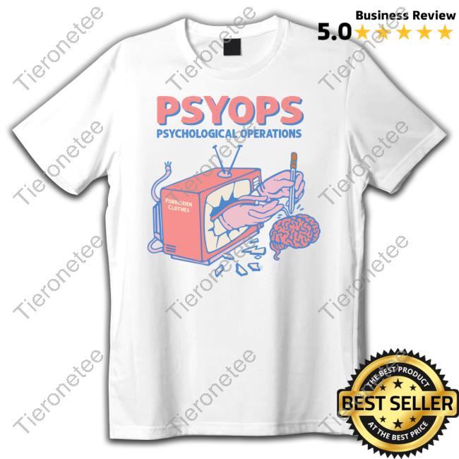Psyops Psychological Operations Shirt