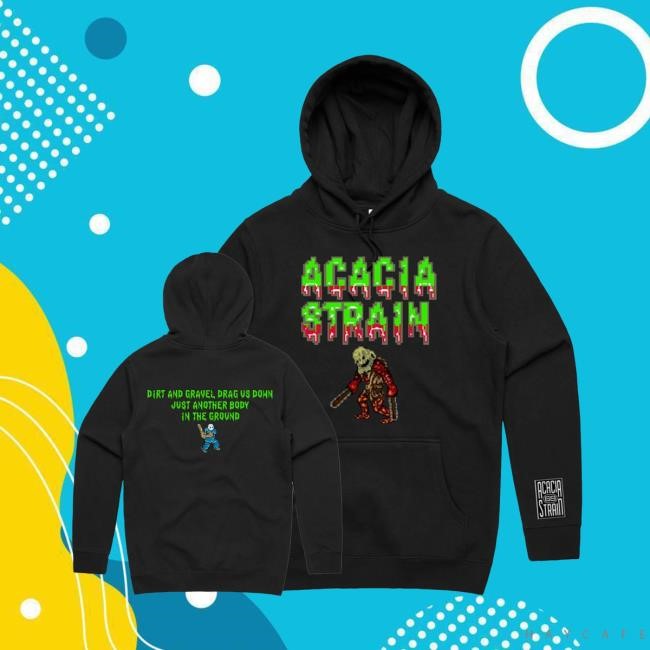 The Acacia Strain Splatterhouse Long Sleeve Hoodie The Acacia Strain Merch