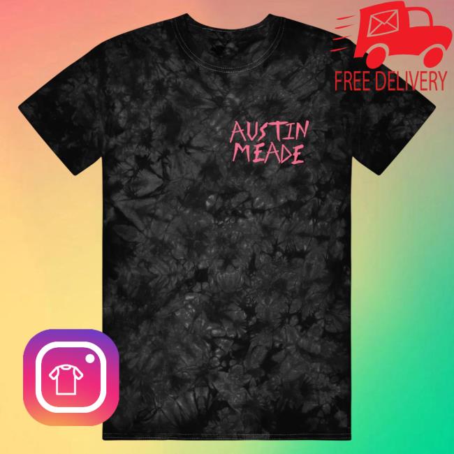 Official Austin Meade Store Merch Spinefarm Records Tie-Dye Abstract Art Of An Unstable Mind Black Tie Dye Shirt AustinMeade