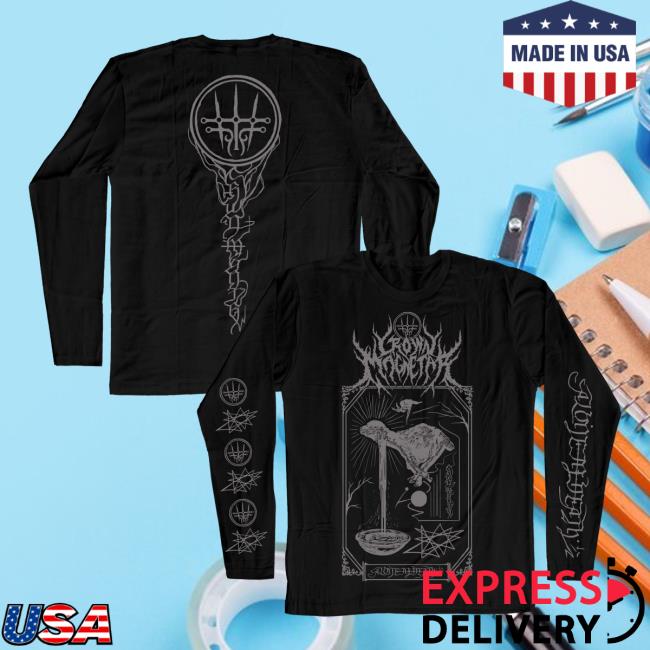 Official Indie Merch Store Shop Crown Magnetar "Alone In Death Sacrifice" Long Sleeve Shirt New IndieMerchStore