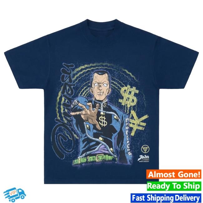 Official Hypland Clothing Merch Store Jojo Okayasu Jumbo Top Shirt (Navy)