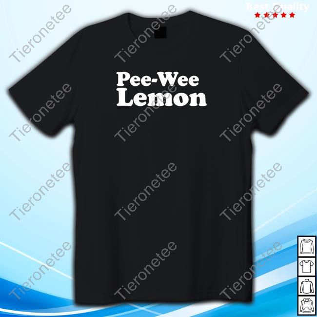 Julie Klausner Pee-Wee Lemon Shirt