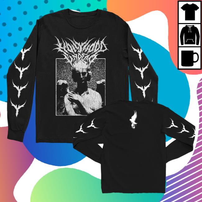 Hollywood Undead Merch Store Hollywood Undead Crying Statue Long-Sleeve Black HollywoodUndead