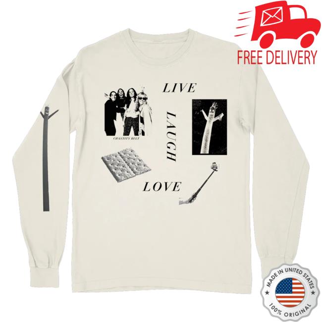 Official Official Hello Merch Chastity Belt Live Laugh Long Sleeve Tees Hellomerch