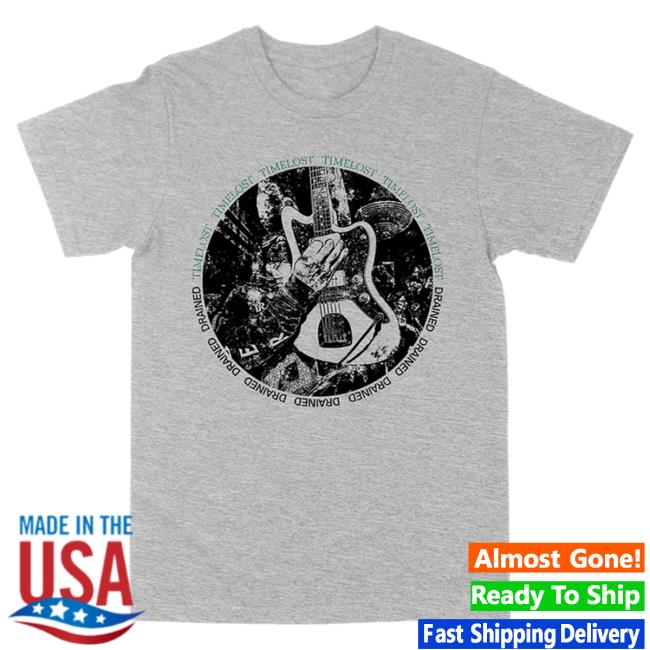 Official Death Wish Store Church Road Timelost “Drained” Heather Grey Shirts Deathwish Inc