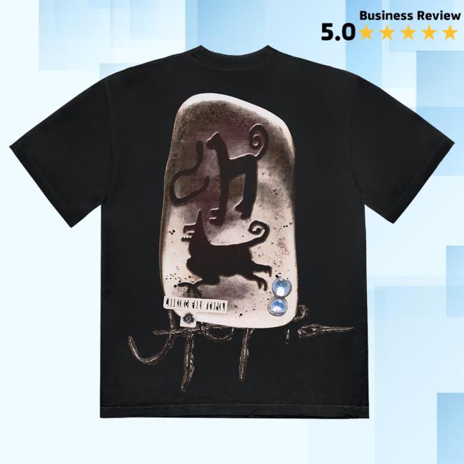 Official Travis Scott Merch Store Travis Scott Utopia B5 Crew neck Sweatshirt Black TravisScott Shop