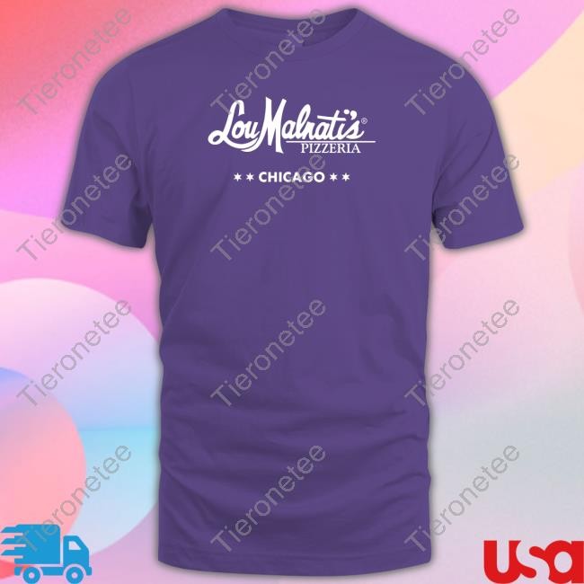 Official Lou Malnati's Pizza Chicago Shirt Long Sleeve T Shirt