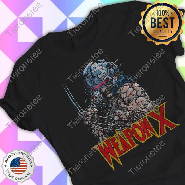 Hottopic Marvel Wolverine Weapon X Hoodie