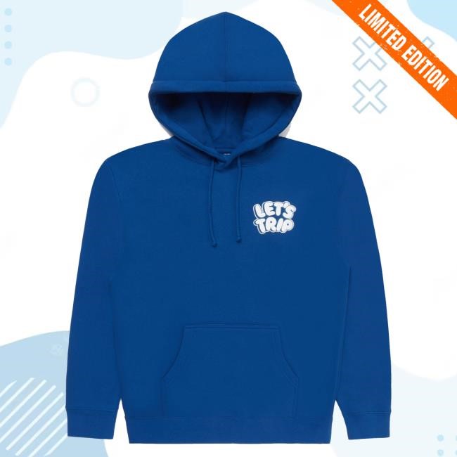 Let's Trip Bubble Unisex Hoodie Royal Blue - Official Sturniolo Triplets Merch Store Sturnioloclothing