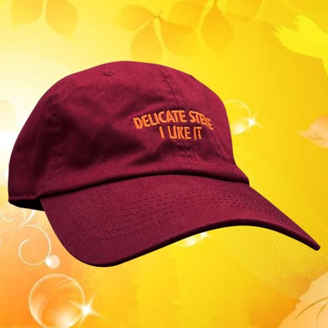 Official Hello Merch Delicate Steve I Like It Hat (Maroon) HelloMerch