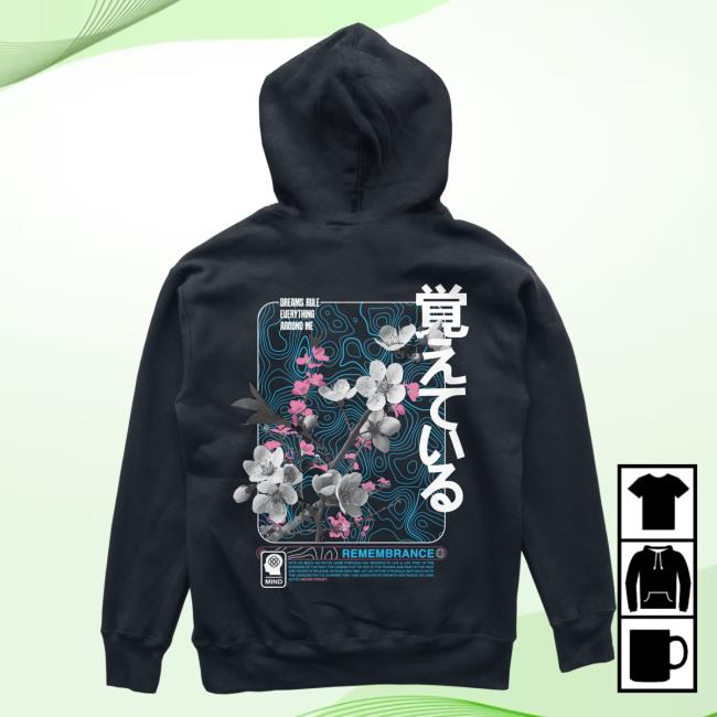 Official Dream Clothing HQ Always Remember Navy Popover Sweatshirt