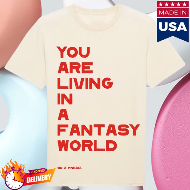 Radiohead Merch Store Fantasy World You Are Living In A Fantasy World Trap Doors That Open Tee Shirt