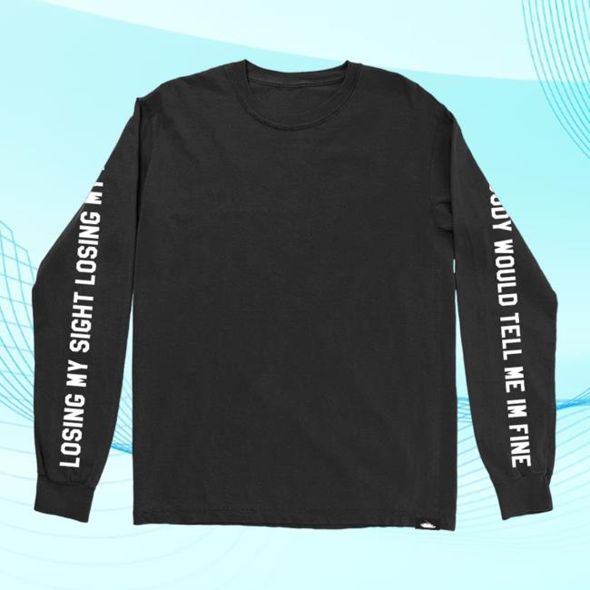 Official Papa Roach Cut My Life Standard Issue Crewneck Black Paparoach
