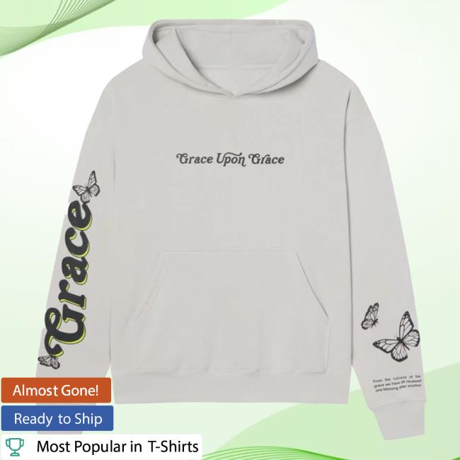 Official Elevated Faith Clothing Grace Upon Grace Unisex Crewneck Sweatshirt