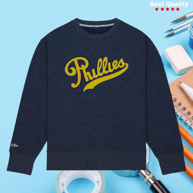 Official Mitchell And Ness Clothing Store Shop Playoff Win 2.0 Sweatshirts Vintage Philadelphia Mitchellandness Merch Phillies New Release