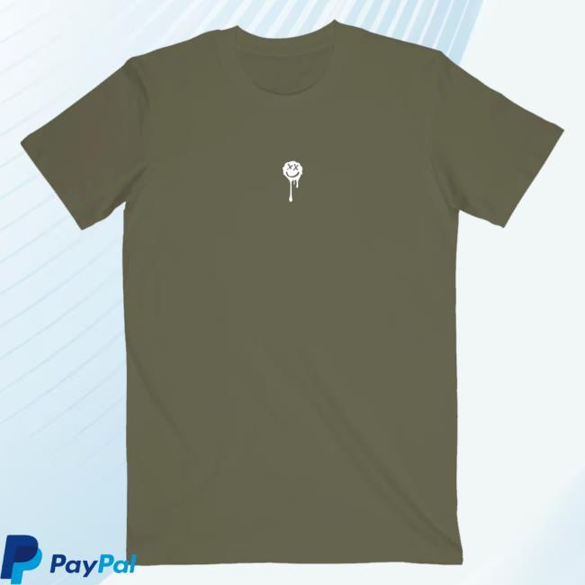 Official Olive Drip Smiley Tee Shirt