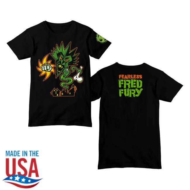 Official Psychopathic Merch Insane Clown Posse Undead Fred Fury Black T-Shirt Psychopathicmerch