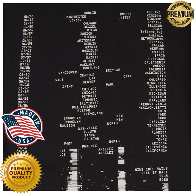 Official Nine Inch Nails Inverted Crowd Hot Shirt