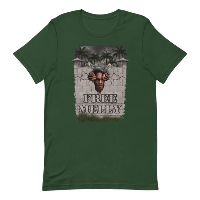 Official Ynw Melly Clothing Merch Ynw Melly Free Melly Brick Wall Attractive Shirt YnwMelly