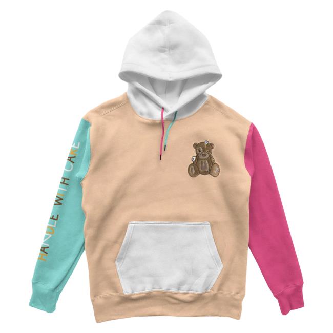 Official Dream Clothing Handle With Care Original Color Block Pullover Sweatshirt Dreamclothinghq