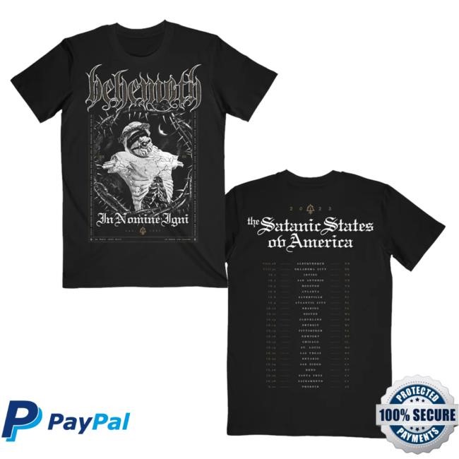 Behemoth Shop Store Merch In Nomine 2023 Itin Shirt 2024