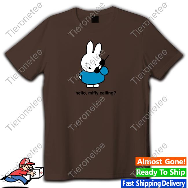 Thunder Egg Merch Hello Miffy Calling Hoodie