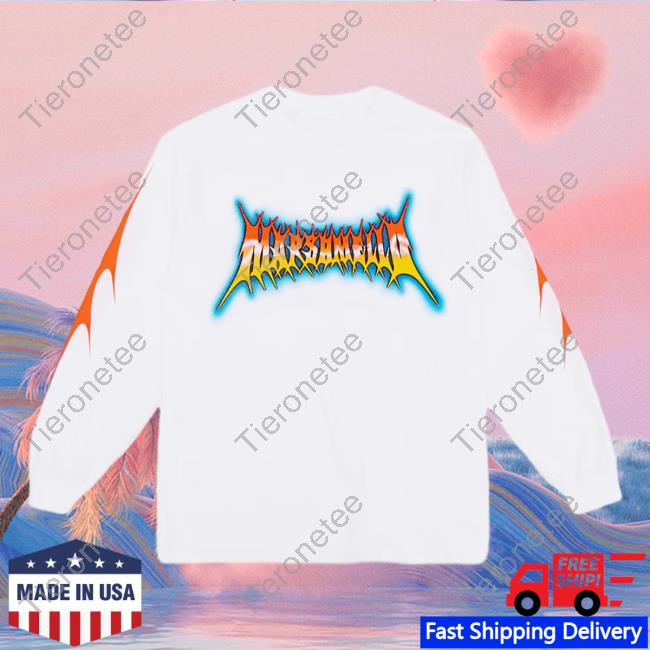 Official Marshmello Music Clothing Store Shop Toxic L/S Sweaters White Marshmellomusic Merch