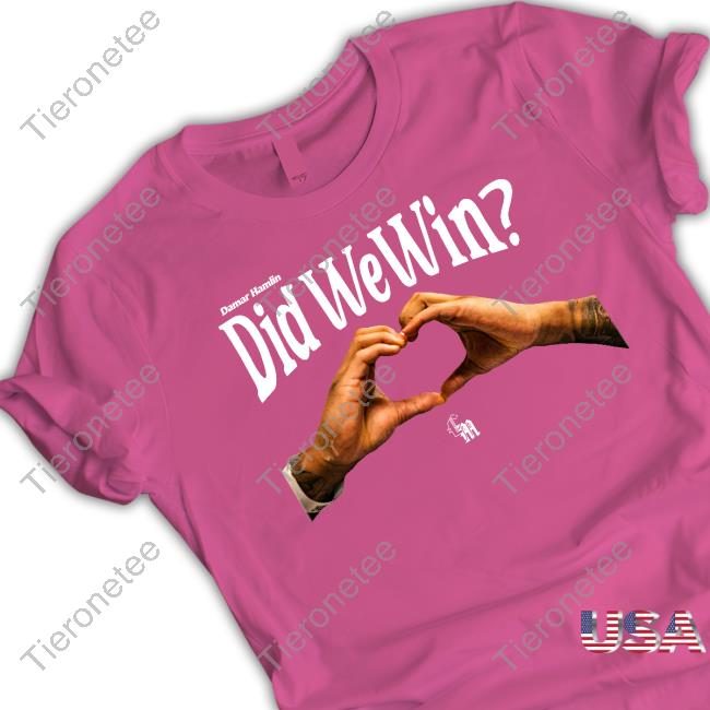 Didwewin Shop Damar Hamlin Did We Win Shirt