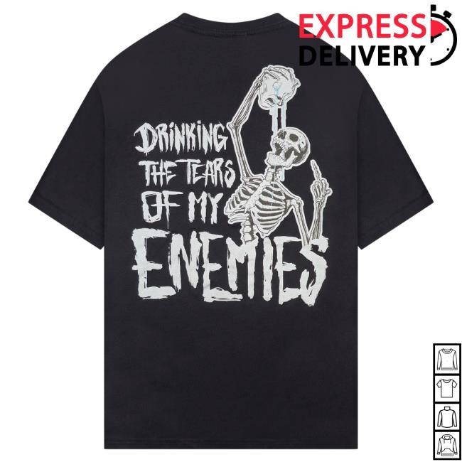 Official Any Means Necessary Clothing Tears T-Shirt Black Andromeda
