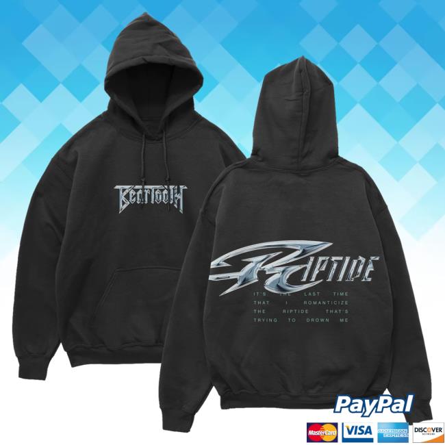 Official Beartooth Band Clothing Beartooth Clothing Beartooth Chrome Riptide Sweatshirt Beartoothband