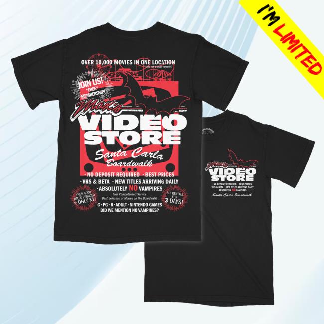 Official Studiohouse Designs Merch Store Max's Video Store Attractive Shirt Studiohouse Designs Apparel Clothing Shop StudiohouseDesigns